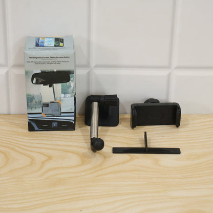 Adjustable Car Mobile Phone Holder With Telescopic Arm And Rotating Mount (1 Pc)