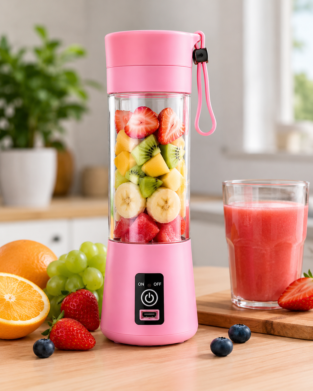 Nookly™ Portable USB blender - 6 blade Rechargeable Juicer