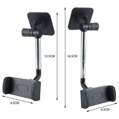 Adjustable Car Mobile Phone Holder With Telescopic Arm And Rotating Mount (1 Pc)